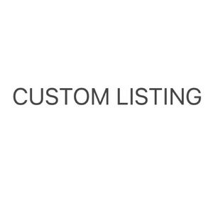 Custom listing for @lesbianpunk